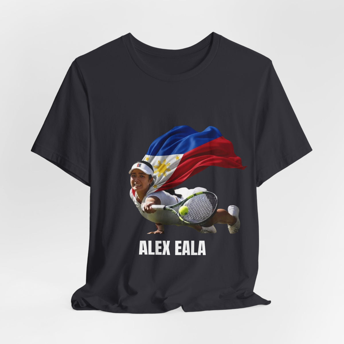 Tennis Superhero Tee — Philippine Flag Athlete Graphic