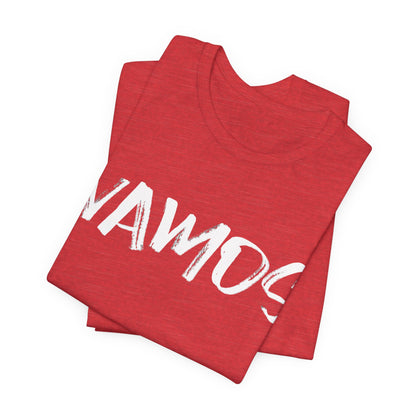 Vamos T-Shirt — Bold Brush Script Graphic Tee