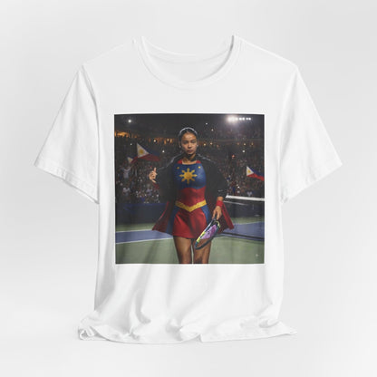 Alex Eala Tennis T‑Shirt — Filipino Tennis Star Photo Tee