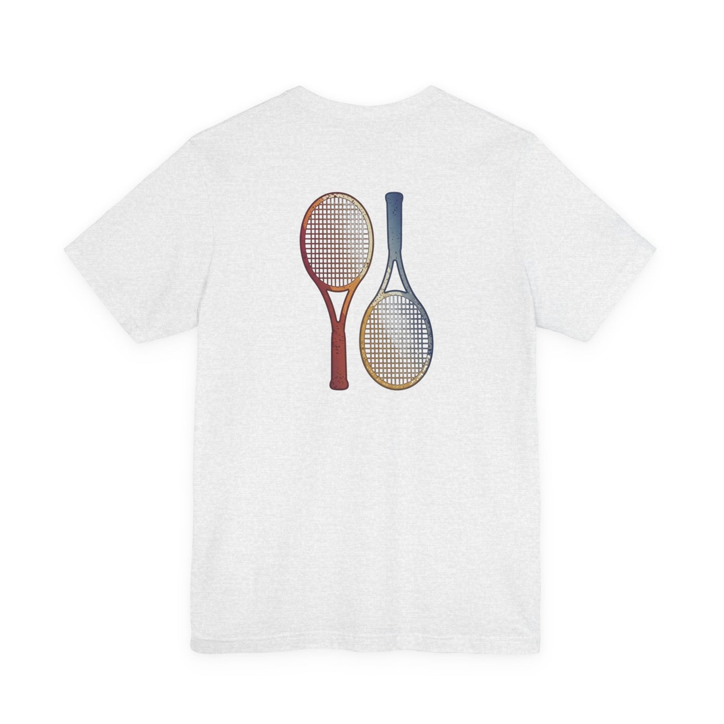 Tennis Rackets Tee — Vintage Wooden Racquets Graphic Shirt