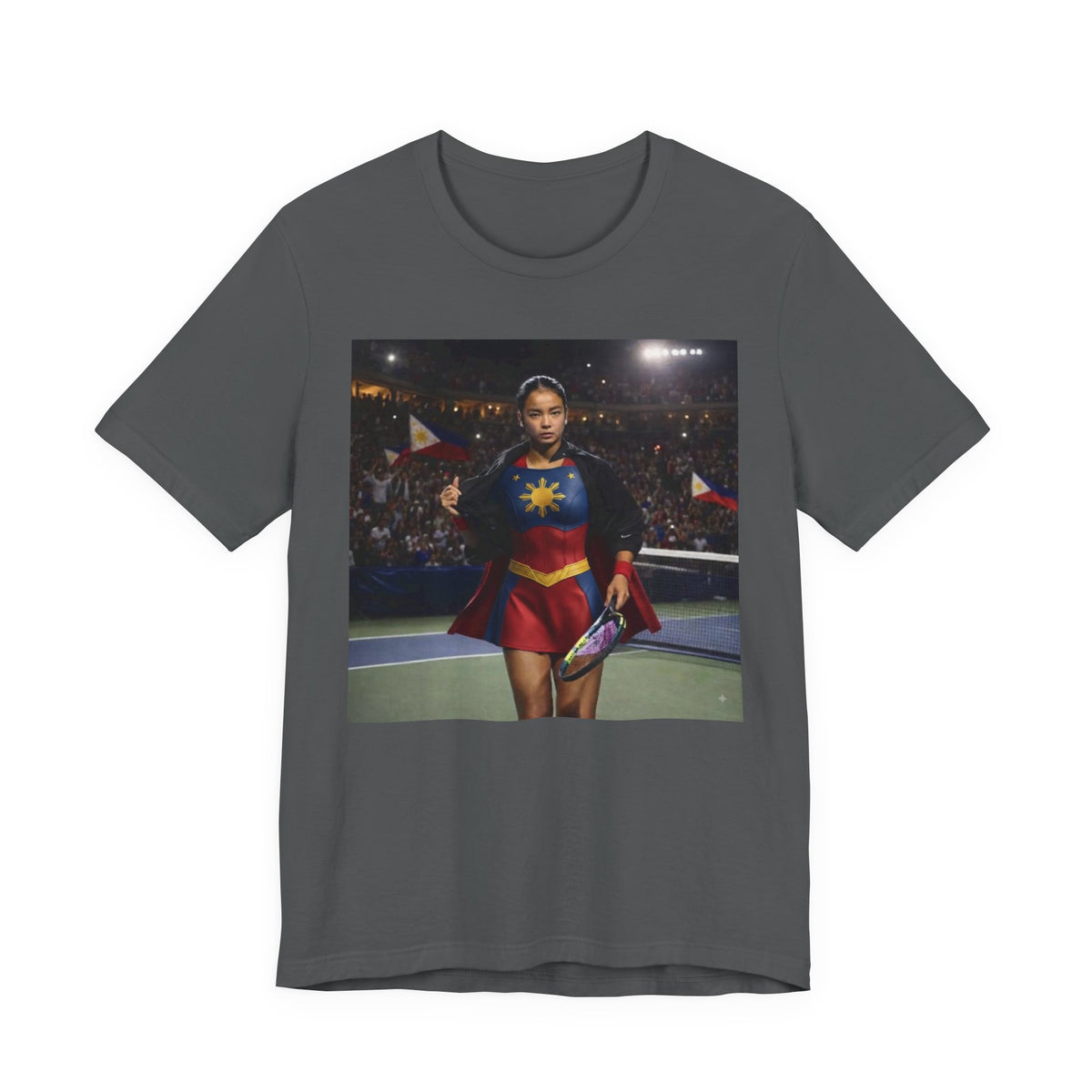 Alex Eala Tennis T‑Shirt — Filipino Tennis Star Photo Tee