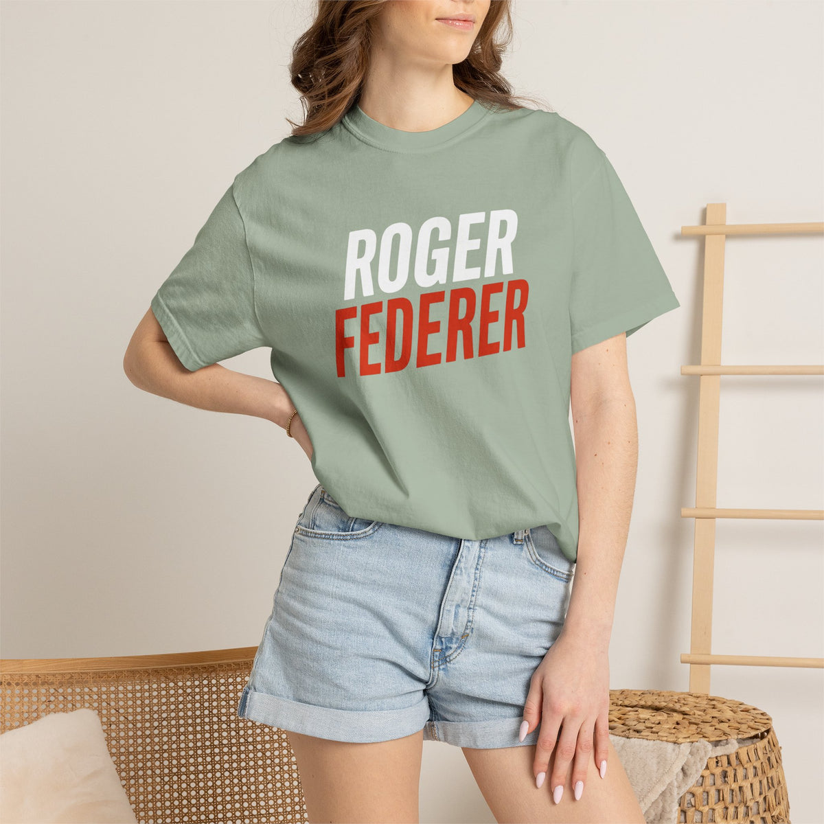 Roger Federer Retro Tennis T-Shirt