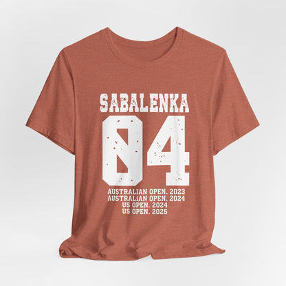 Sabalenka Short Sleeve Tee — Minimal Classic Blank T‑Shirt