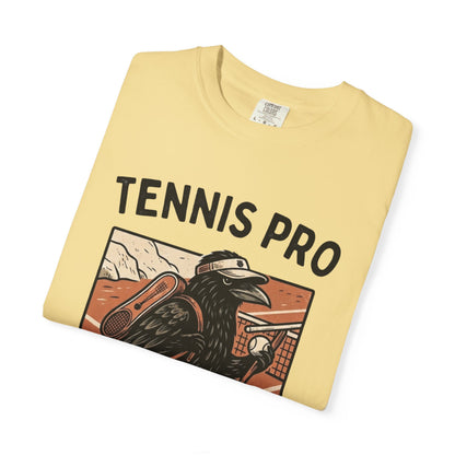 Tennis Pro T‑Shirt — Vintage Raven Tennis Graphic