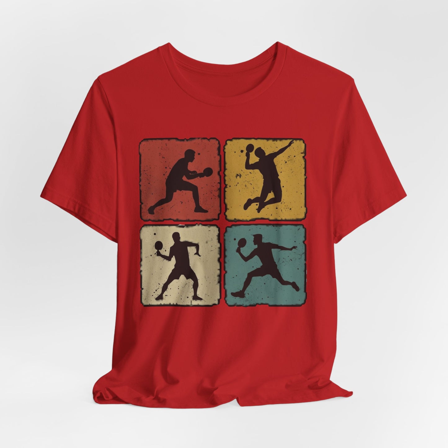 Tennis Silhouette Tee — Retro Vintage Graphic Shirt