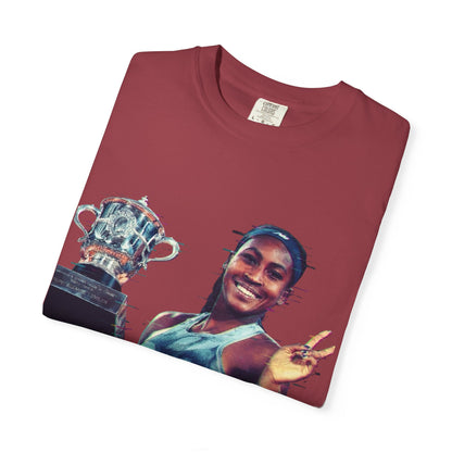 T-Shirt — Coco Gauff Champion Photo Tee