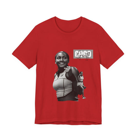 GOGP Graphic Tee — Black & White Motivational Photo T-Shirt