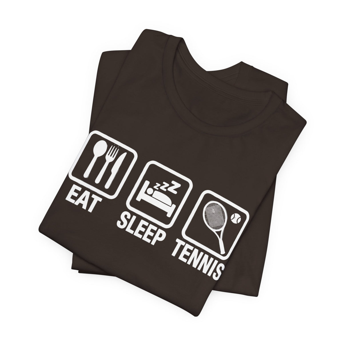 Tennis Tee — "Eat Sleep Tennis" Graphic Shirt