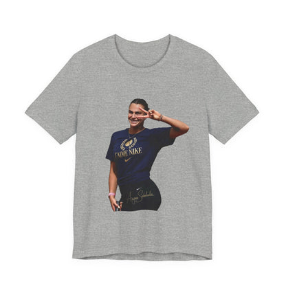 Aryna Sabalenka T-Shirt —Graphic Tee with Smiling Player Photo