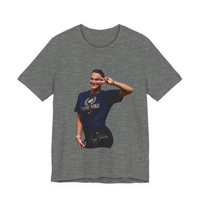 Aryna Sabalenka T-Shirt —Graphic Tee with Smiling Player Photo