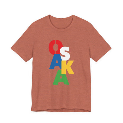 Tennis player Naomi Osaka Color Block Vertical Logo Tee