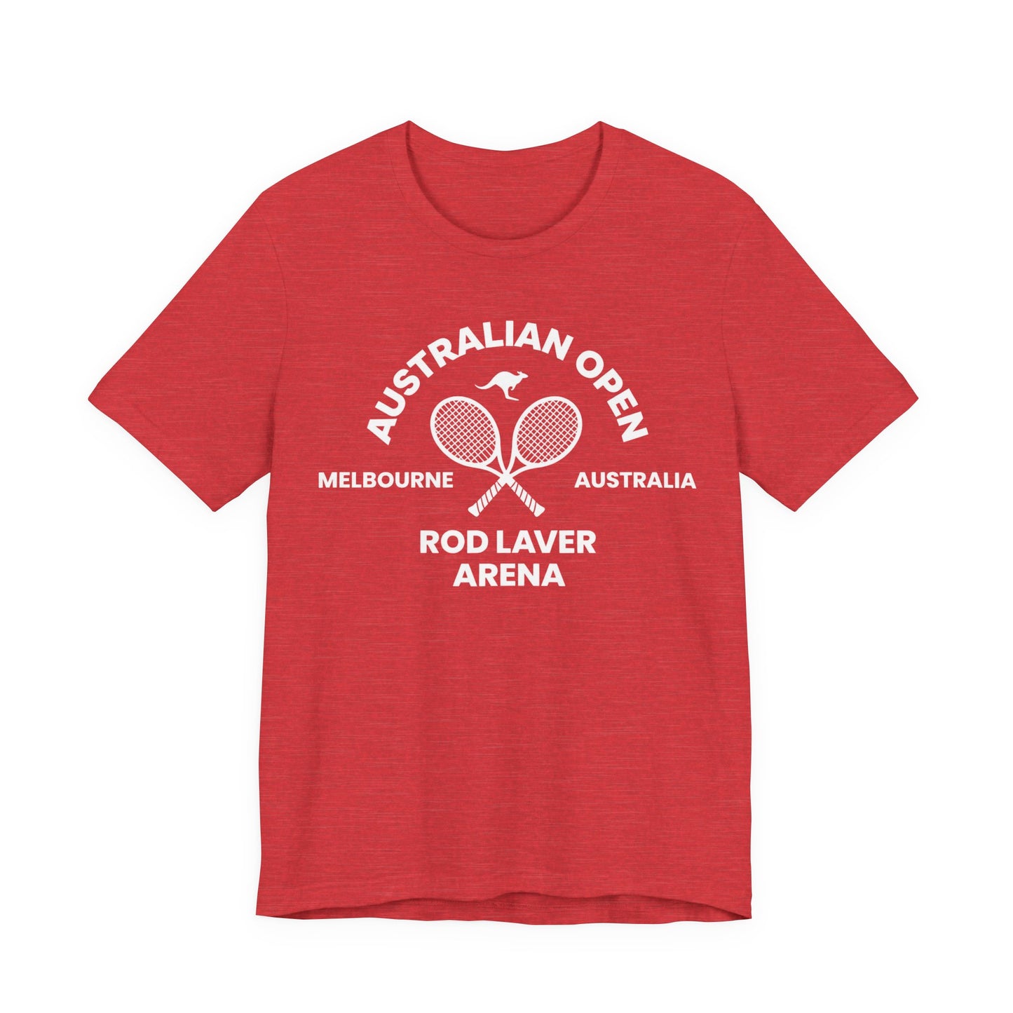 Classic White Tennis Tee — Unisex Jersey Short Sleeve