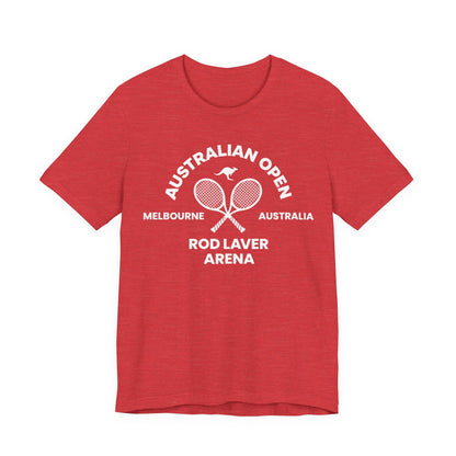 Classic White Tennis Tee — Unisex Jersey Short Sleeve