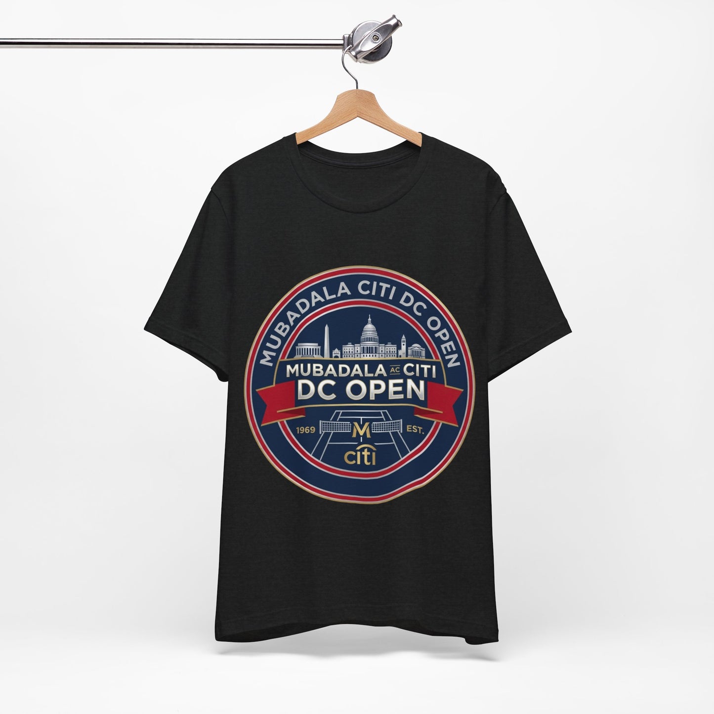 DC Open Tennis Tee — 'Mubadala Citi DC Open' Vintage Badge Shirt