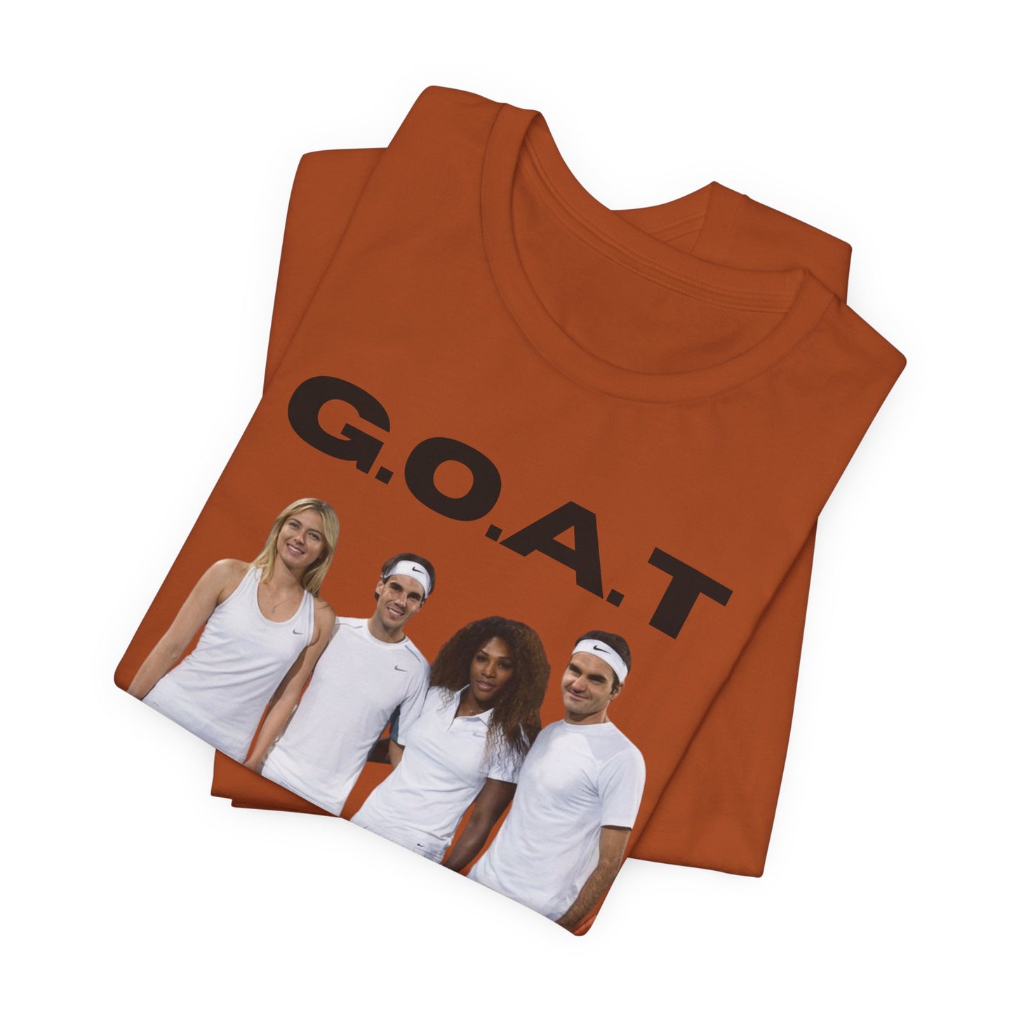 G.O.A.T. Tennis Team Graphic Tee - Federer, Serena, Nadal, Sharapova