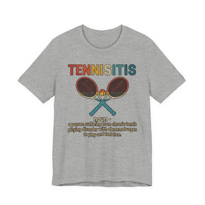 Tennisitis T-Shirt – Vintage Tennis Rackets Graphic Tee