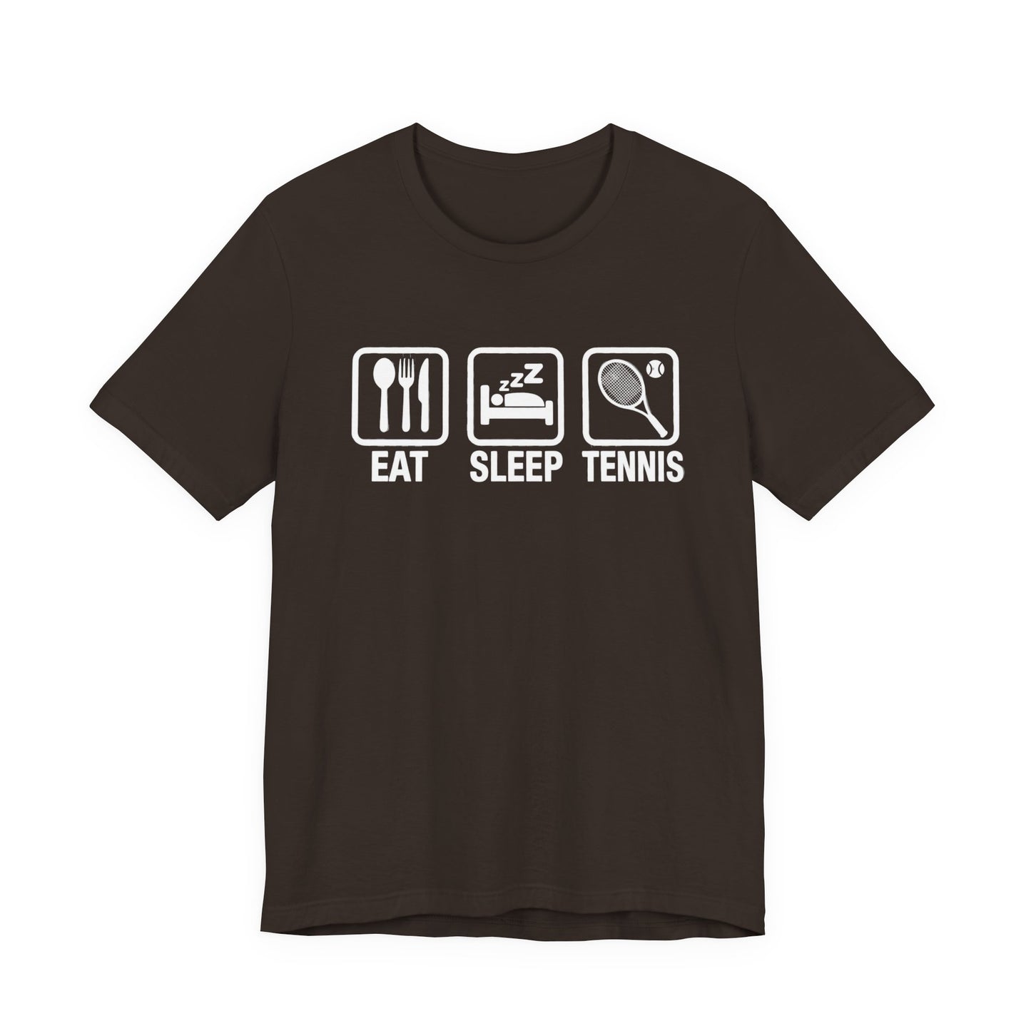 Tennis Tee — "Eat Sleep Tennis" Graphic Shirt