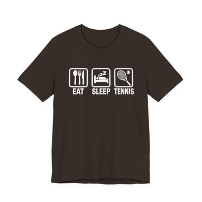Tennis Tee — "Eat Sleep Tennis" Graphic Shirt