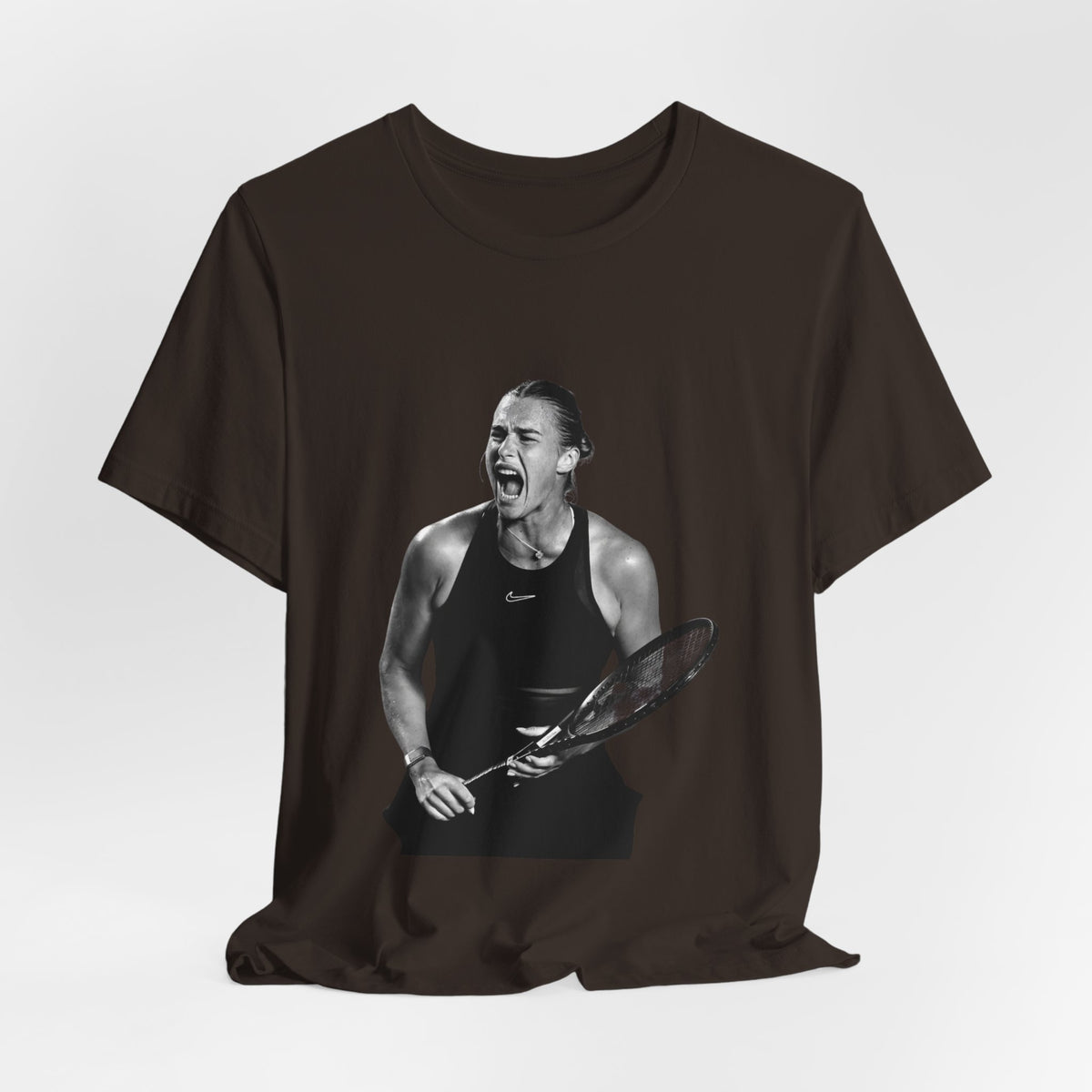 Tennis Player Sabalenka Graphic Tee — Energetic Champion Tennis T‑Shirt