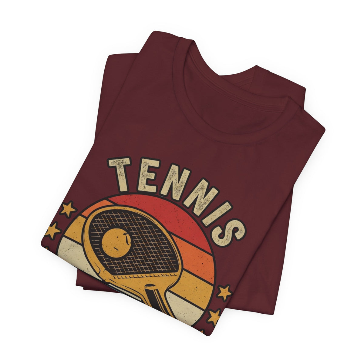 Tennis Master Tee — Retro Paddle & Ball Vintage-Style Tennis Shirt