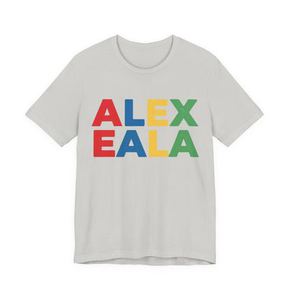 Alex Eala Colorblock Name Tee — Kids & Fans Tennis Player Tribute Shirt