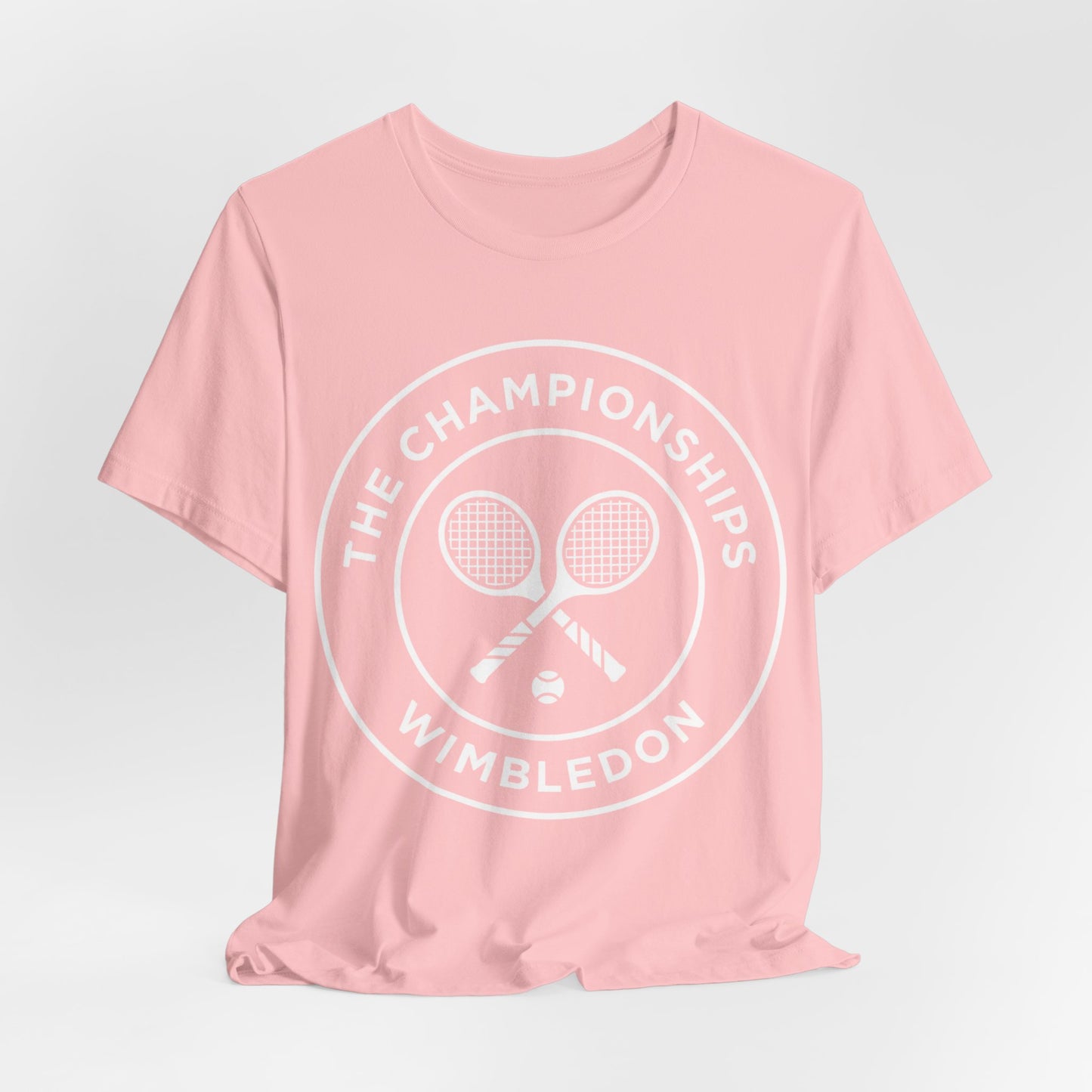 Wimbledon Championships Tennis Tee — Retro Tennis Racket Logo T-Shirt
