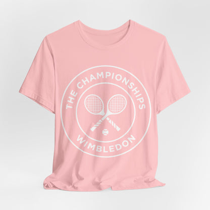 Wimbledon Championships Tennis Tee — Retro Tennis Racket Logo T-Shirt