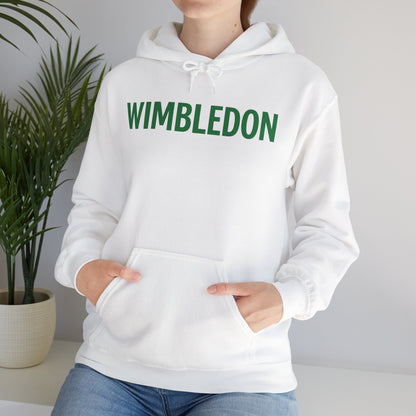 Wimbledon Hoodie — Classic Green Tennis Logo Pullover