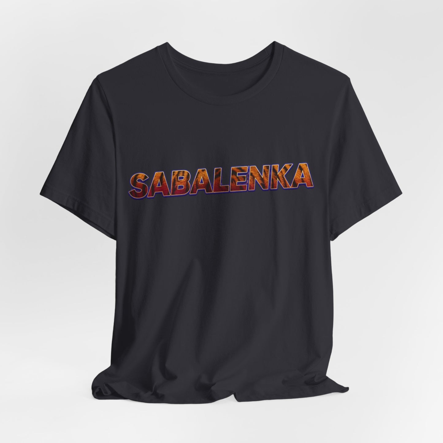 Sabalenka Tennis T‑Shirt — Bold Text Fan Tee