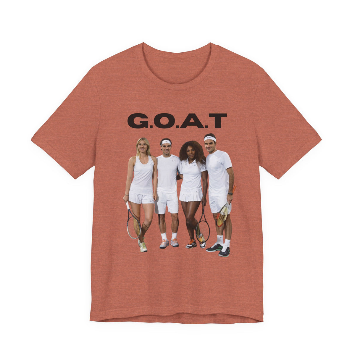 G.O.A.T. Tennis Team Graphic Tee - Federer, Serena, Nadal, Sharapova