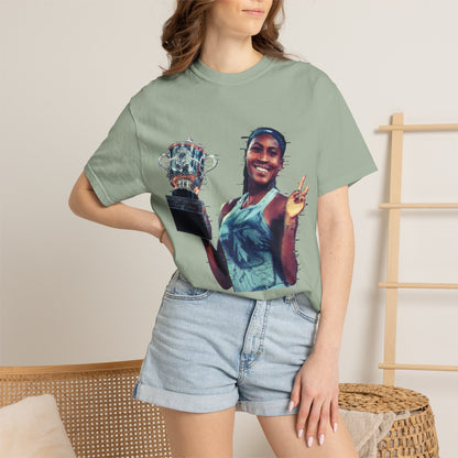 T-Shirt — Coco Gauff Champion Photo Tee