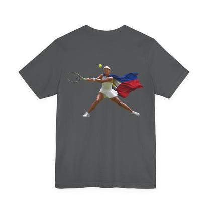 Alex Eala Colorblock Name Tee — Kids & Fans Tennis Player Tribute Shirt