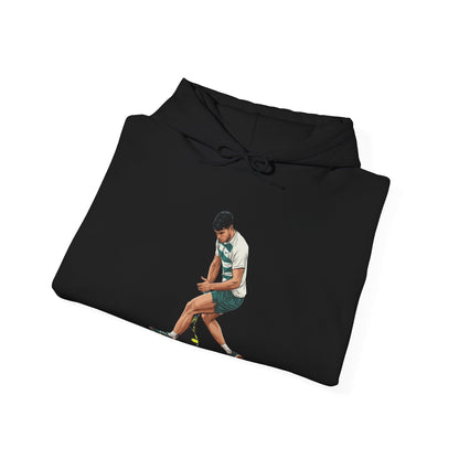 Vintage Tennis Hoodie — "It’s Carlos Alcaraz" Retro Tennis Illustration Sweatshirt