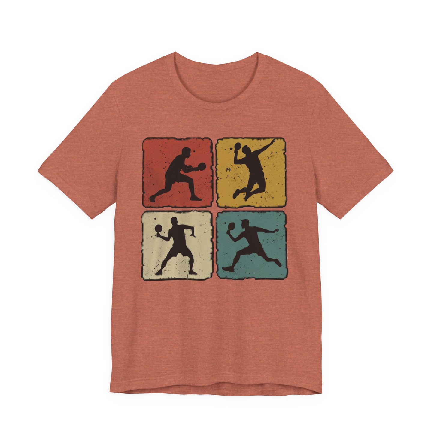 Tennis Silhouette Tee — Retro Vintage Graphic Shirt