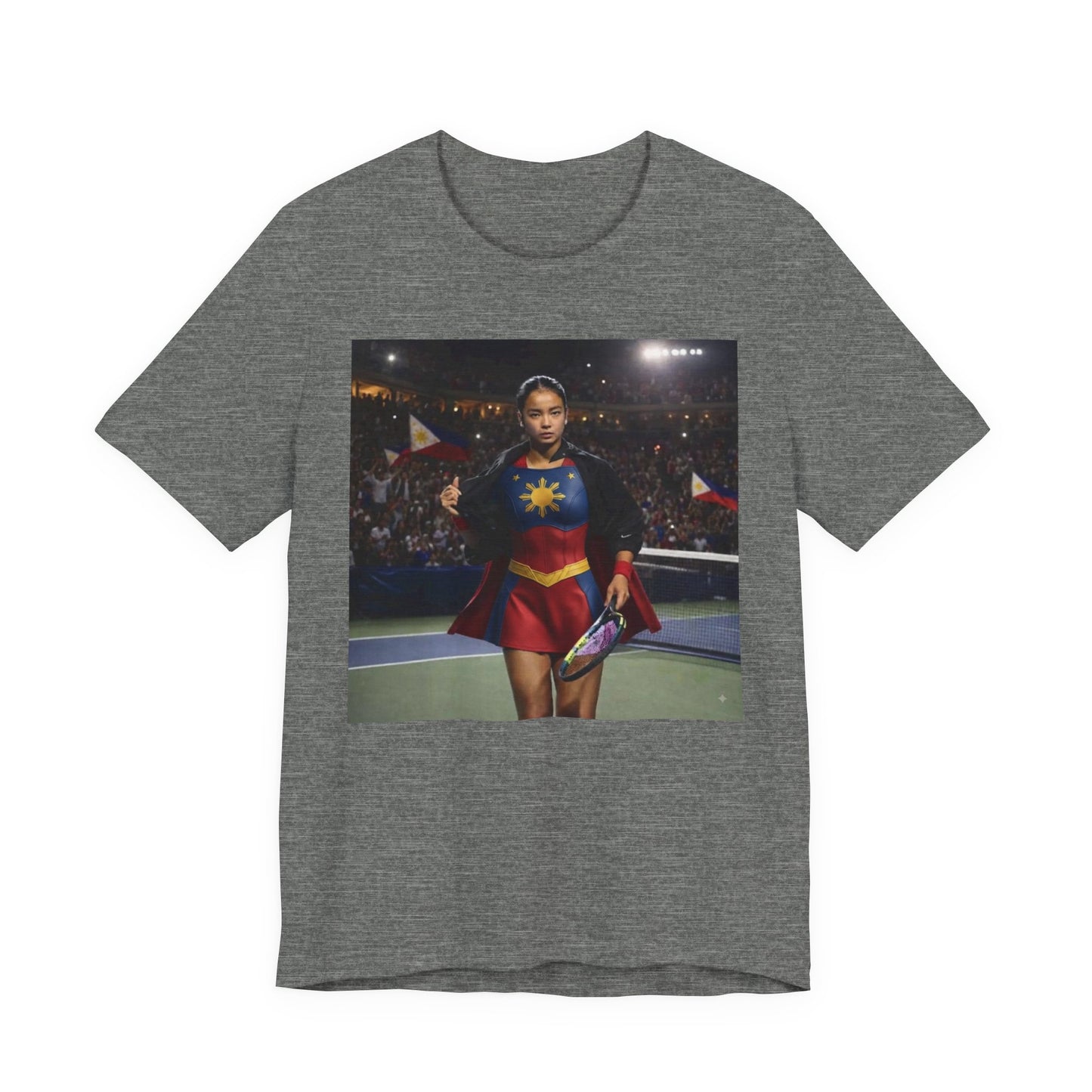 Alex Eala Tennis T‑Shirt — Filipino Tennis Star Photo Tee