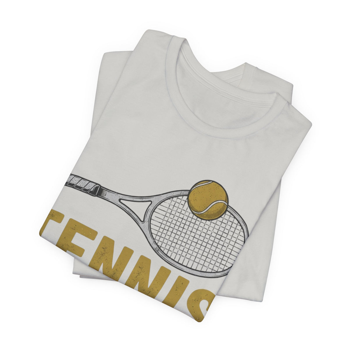 Tennis Racket & Ball Tee — Retro Athletic Tennis T‑Shirt