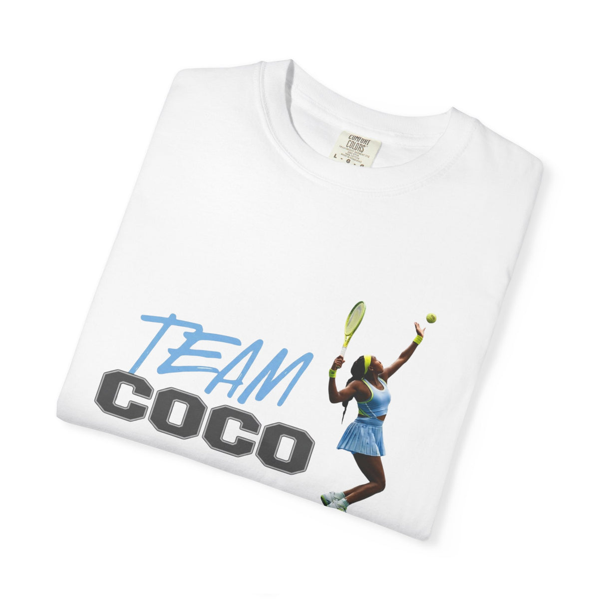 Team Coco Gauff Tennis T-Shirt — "TEAM COCO" Tennis Player Graphic Tee