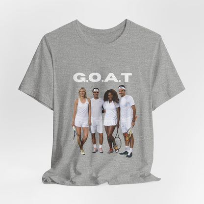 GOAT Tennis Players T-Shirt – Vintage Court Team Graphic Tee