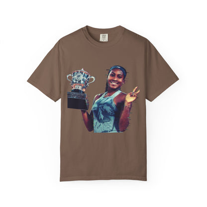 T-Shirt — Coco Gauff Champion Photo Tee