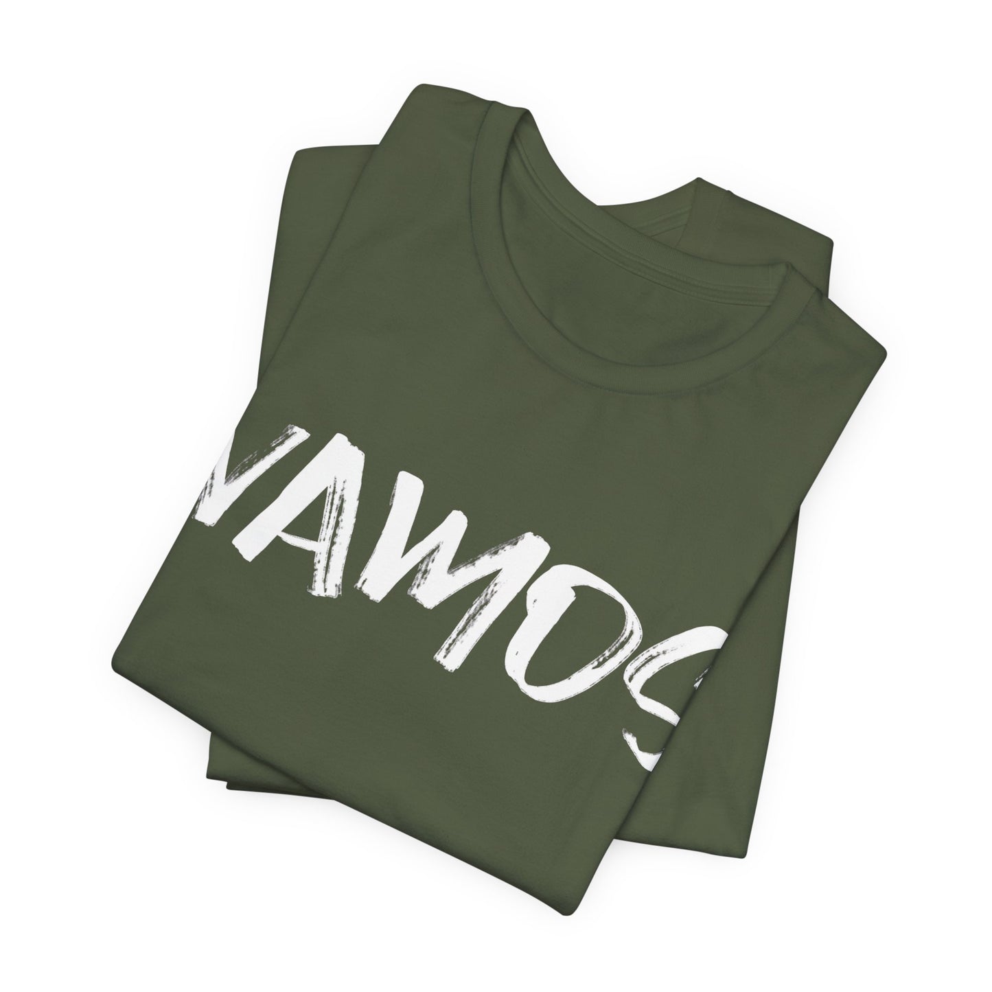 Vamos T-Shirt — Bold Brush Script Graphic Tee