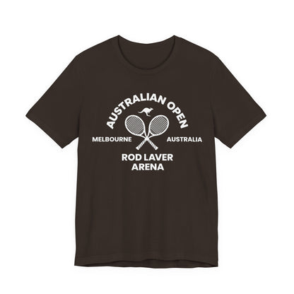 Classic White Tennis Tee — Unisex Jersey Short Sleeve
