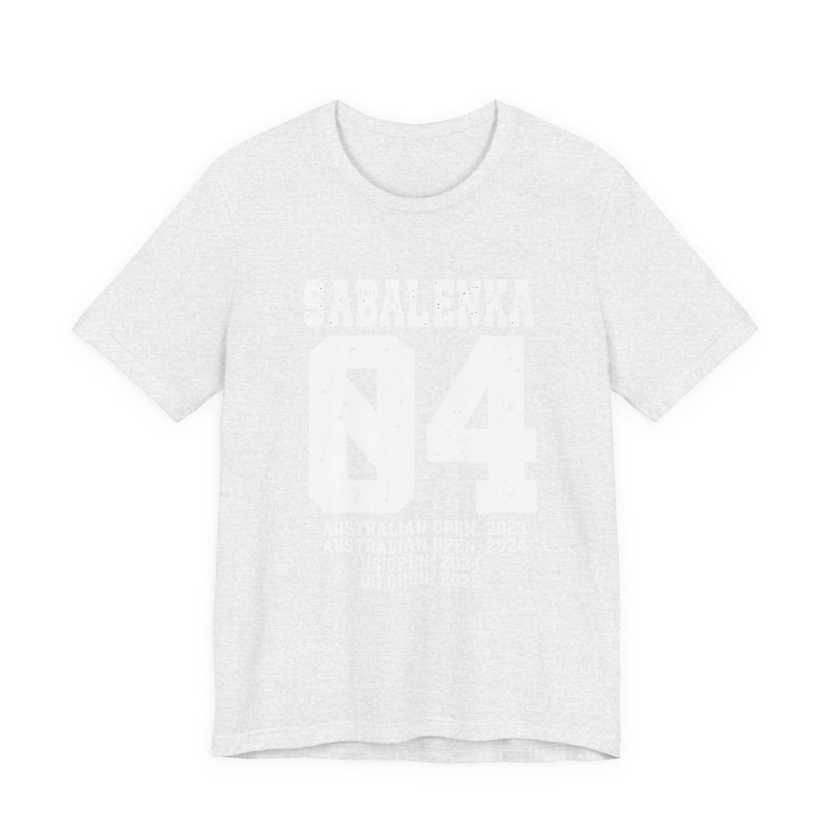 Sabalenka Short Sleeve Tee — Minimal Classic Blank T‑Shirt