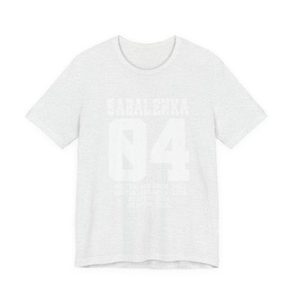 Sabalenka Short Sleeve Tee — Minimal Classic Blank T‑Shirt
