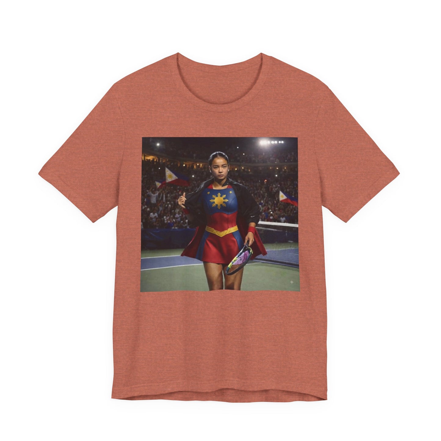 Alex Eala Tennis T‑Shirt — Filipino Tennis Star Photo Tee