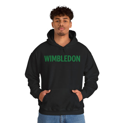 Wimbledon Hoodie — Classic Green Tennis Logo Pullover
