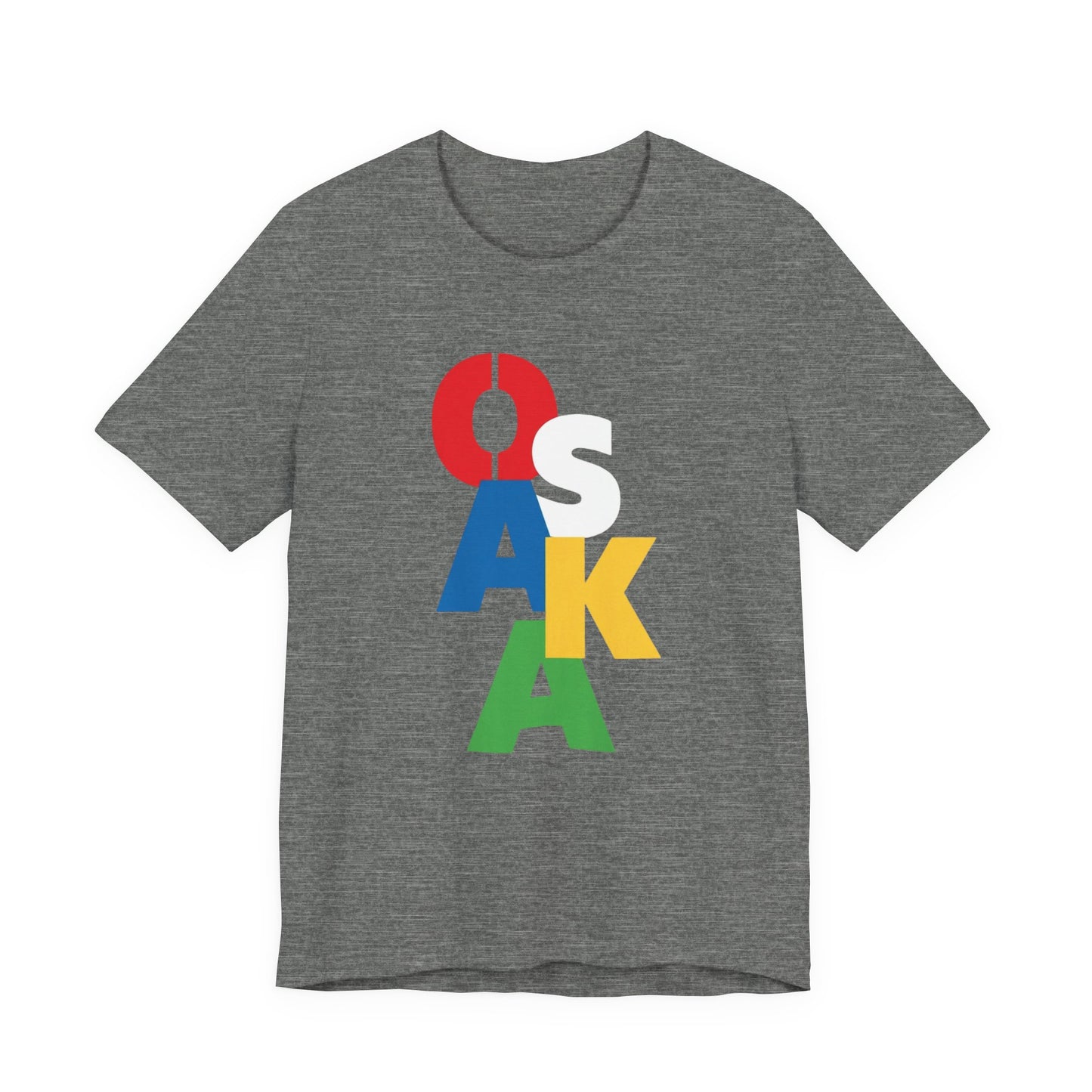 Tennis player Naomi Osaka Color Block Vertical Logo Tee