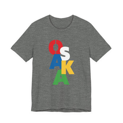Tennis player Naomi Osaka Color Block Vertical Logo Tee
