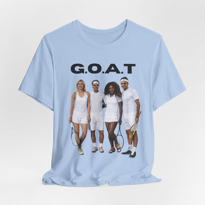 G.O.A.T. Tennis Team Graphic Tee - Federer, Serena, Nadal, Sharapova