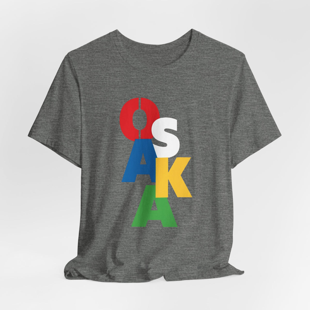 Tennis player Naomi Osaka Color Block Vertical Logo Tee