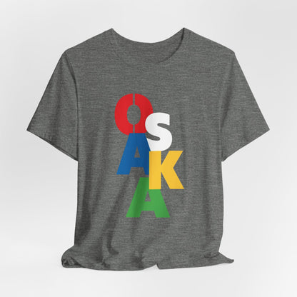 Tennis player Naomi Osaka Color Block Vertical Logo Tee